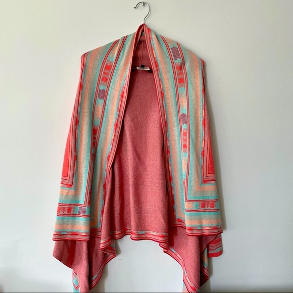 SALE‼️ VGUC XS/S BCBG poncho style open front cardigan - Picture 1 of 8